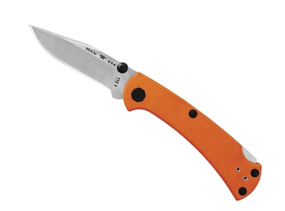 buck 7112.ors3 couteau lame 8,5 cm acier manche 11 cm orange