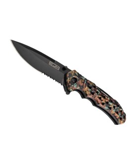herbertz he.44009 couteau lame 10,5 cm acier manche 12 cm décor camouflage