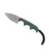 crkt 2396.cr couteau lame 5,5 cm acier 8Cr13MoV manche 5,5 cm vert/noir