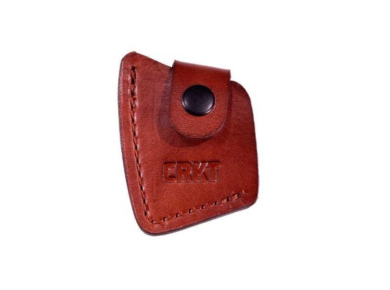 crkt d2724.cr etui lame  cm cuir manche 0 cm marron