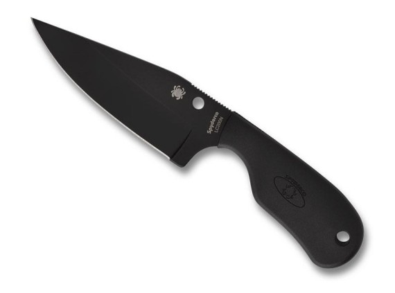 spyderco fb48pbbk couteau lame 7 cm  acier LC200N manche 7 cm noir