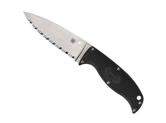 spyderco fb31sbk2 poignard lame 10 cm vg-10 manche 10 cm noir
