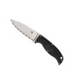 spyderco fb31sbk2 poignard lame 10 cm vg-10 manche 10 cm noir