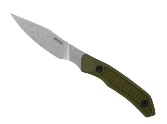 kershaw ks.1882 poignard lame 8,5 cm acier d2 manche 8,5 cm vert olive