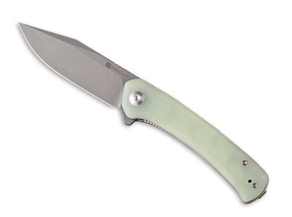 sencut sa05cv1 couteau lame 10,5 cm acier 9Cr18MoV manche 12 cm naturel