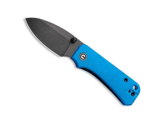 civivi c19068s3 couteau lame 6,5 cm acier nitro-v manche 8 cm bleu