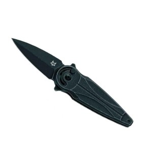 fox production fx.551alb couteau lame 8 cm N690Co revêtement PTFE manche 10 cm noir