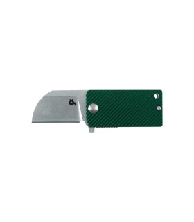 fox production bf.750od couteau lame 5 cm acier 440a manche 6 cm vert