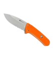 maserin 975.g10a poignard lame 8,5 cm  manche 9,5 cm orange