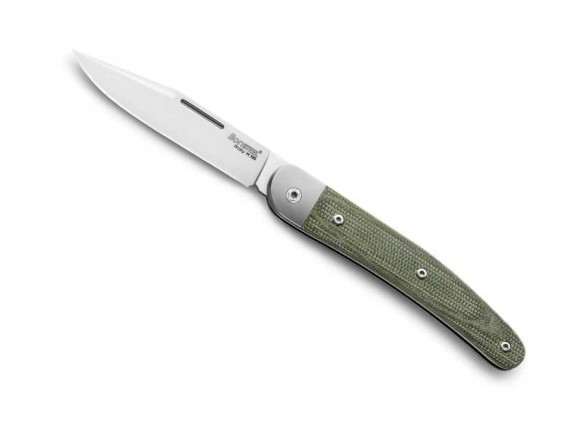 lionsteel jk1.cvg couteau lame 8 cm  manche 10 cm vert