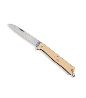 otter 10701.rgr couteau lame 8 cm acier inox 1,4034 manche 10 cm laiton
