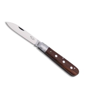 otter 169.r couteau lame 8,2 cm acier inox 1,4034 manche 10,5 cm chêne fumé