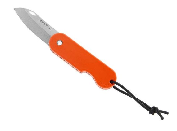skult sk.o couteau lame 8 cm acier inox x46cr13 manche 10 cm orange