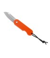 skult sk.o couteau lame 8 cm acier inox x46cr13 manche 10 cm orange