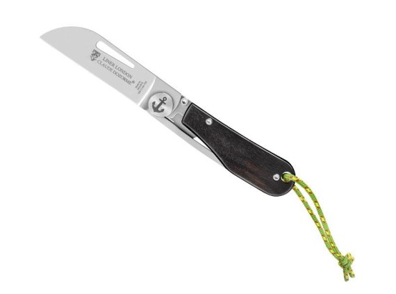 dozome 4953.e couteau lame 8,5 cm acier x50crmov15 manche 11 cm ébène