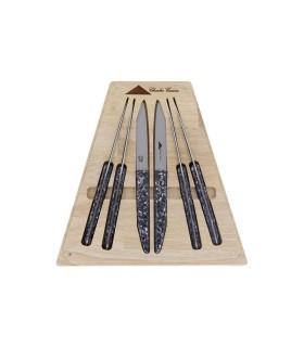 charles canon chc.t6m coffret de table acier 12c27 manche 23 cm nuancé