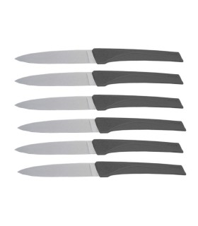 florinox kia6.a couteau acier X35Cr16N manche 23 cm gris anthracite