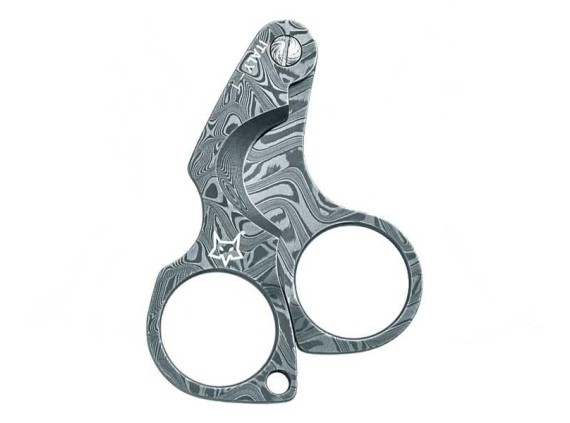 maserin 747.d Coupe -cigare acier inox damas 12 couches manche 7,6 cm nuancé gris