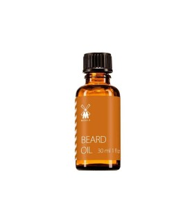 Mühle bpbo Rasoir Huile à barbe MUHLE, végan, parfum bergamote/cèdre. Flacon verre de 30 ml.