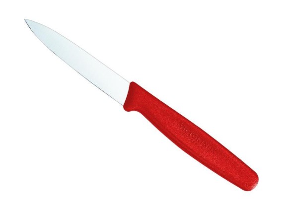 Victorinox 5.0601 Boite de 20 Couteaux  8 cm Fibrox rouge