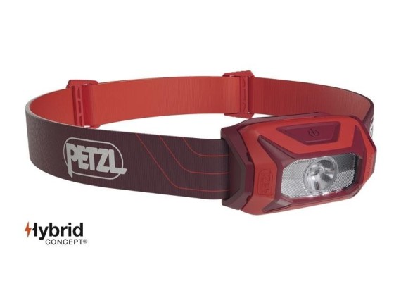 petzl e060aa03 Lampe frontale tikkina rouge simple et compacte pour un éclairage de proximité. 300 lumens.