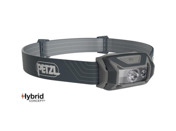 petzl e061aa00 Lampe frontale Tikka grise compacte pour l’éclairage de proximité et les déplacements courts. 350 lumens.