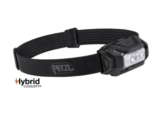 petzl e069ba00 Lampe frontale Aria 1 noire, chasse & pêche. Éclairage blanc/rouge/vert/bleu. Vision noct./discrétion. 350 lu.