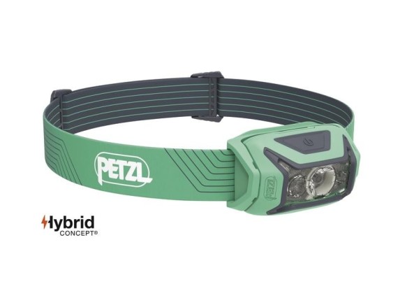 petzl e063aa02 Lampe frontale Atick verte compacte multifaisceau : éclairage rouge, destinée activités outdoor. 450 lumens.