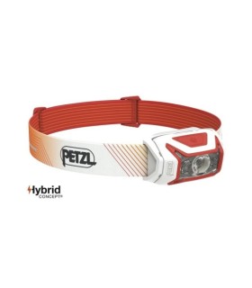 petzl e065aa03 Lampe frontale Actik core rouge puissante, recharg/compac/multifais : écl. : rouge, activ. outdoor. 600 lumens.