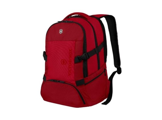 Victorinox 611417 Sac à dos EVO Deluxe rouge, 25 x 35 x 48 cm, capac.28 L, avec compart/ordinateur jusqu'à 16 pouces (41 cm)