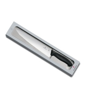 Victorinox 6.8003.25g Couteau découper, lame 25 cm inox, manche polypropylène noir, en boîte cadeau.
